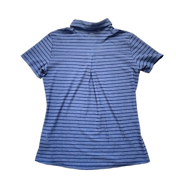 Adidas Climacool Zona Cooling Ventilation Stripe Golf Polo Shirt Women’s Size S - Picture 3 of 9